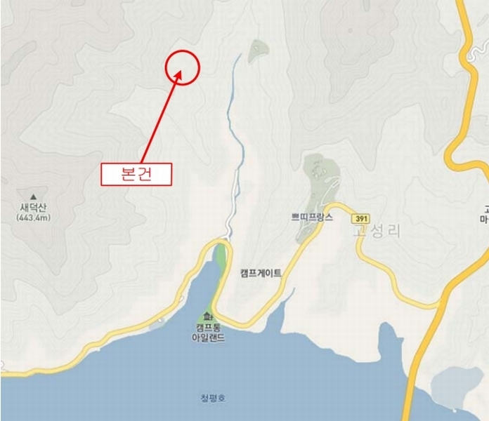 2023타경71704 경기도 가평군 청평면 고성리 산165 임야 경매 이미지