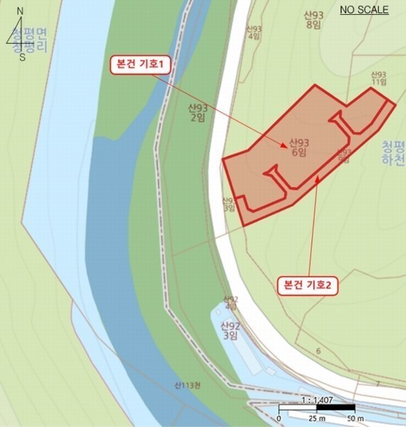 2024타경2088 경기도 가평군 청평면 하천리 산93-6 임야 경매 이미지