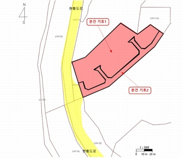 2024타경2088 경기도 가평군 청평면 하천리 산93-6 임야 경매 이미지