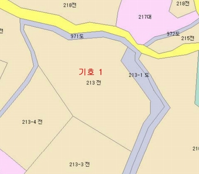 2024타경3289 경기도 가평군 북면 백둔리 213 농지 경매 이미지