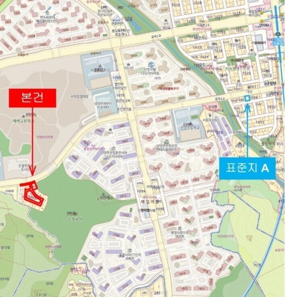 2024타경3937 경기도 남양주시 진접읍 금곡리 1090 대지 경매 이미지