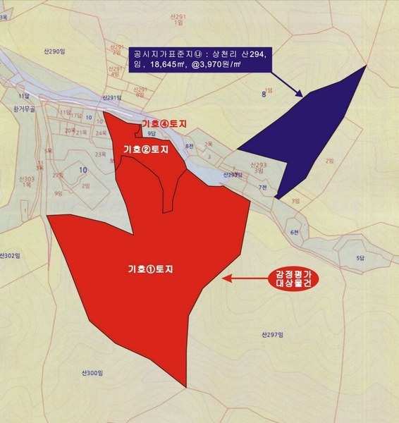 2024타경79606 경기도 가평군 청평면 상천리 산298-1 임야 경매 이미지