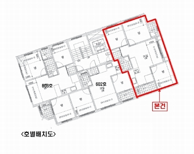 2025타경102370 서울특별시 관악구 장군봉길 95, 수팰리스에프티 102동 6층 601호 다세대(빌라) 경매 이미지