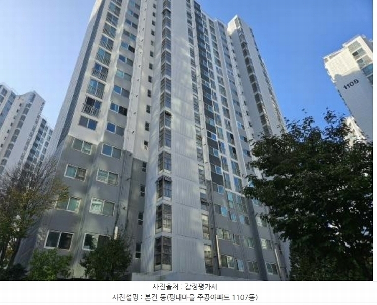 2024타경84882 경기도 남양주시 평내로 46, 평내마을주공아파트 1107동 4층 401호 아파트[공급25평형] 경매 이미지