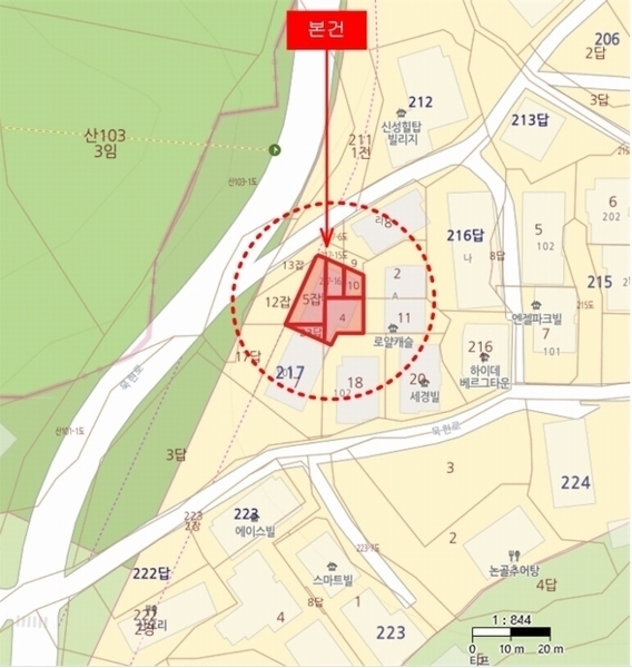 2022타경1487 경기도 남양주시 화도읍 묵현로76번길 2, 로얄캐슬 비1층 101호 다세대(빌라)[공급20평형] 경매 이미지