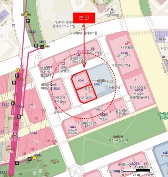 2024타경85601 경기도 남양주시 다산중앙로123번길 22-56, 다산중원듀플렉스 6층 629호 오피스텔[계약15평형] 경매 이미지