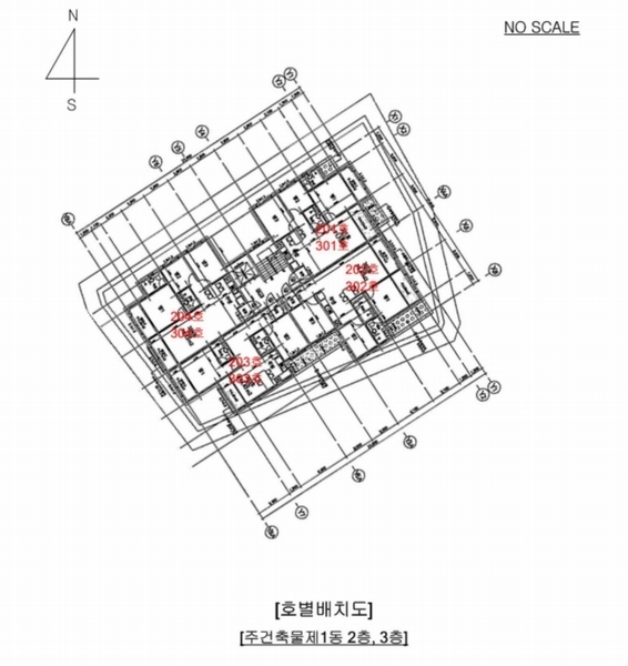 2025타경71243 경기도 남양주시 진접읍 봉현로 72-42, 주건축물 1동 2층 201호외13개호 다세대(빌라) 경매 이미지