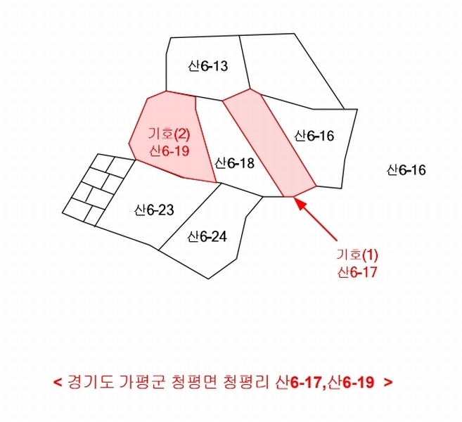 2025타경71616 경기도 가평군 청평면 청평리 산6-17 임야 경매 이미지
