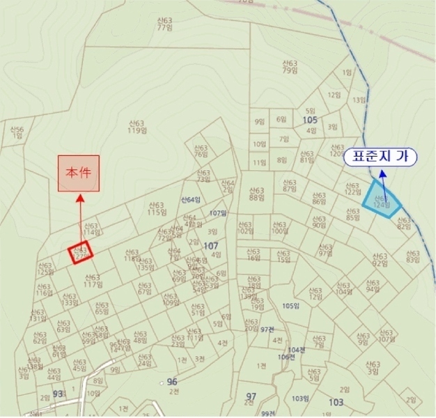 2025타경71872 경기도 가평군 상면 덕현리 산63-127 임야 경매 이미지
