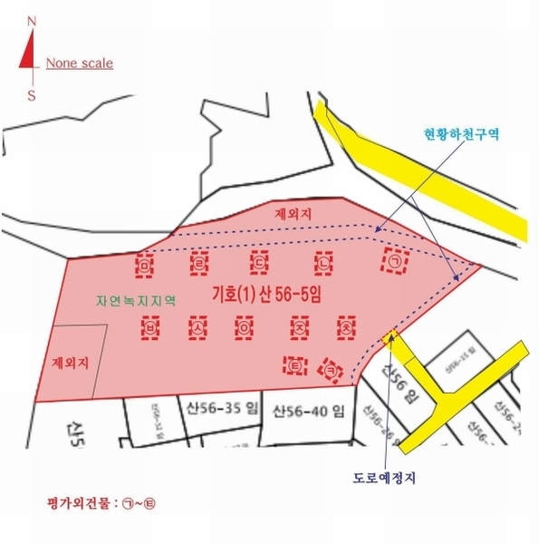 2022타경2794 경기도 가평군 청평면 대성리 산56-5 주택 경매 이미지