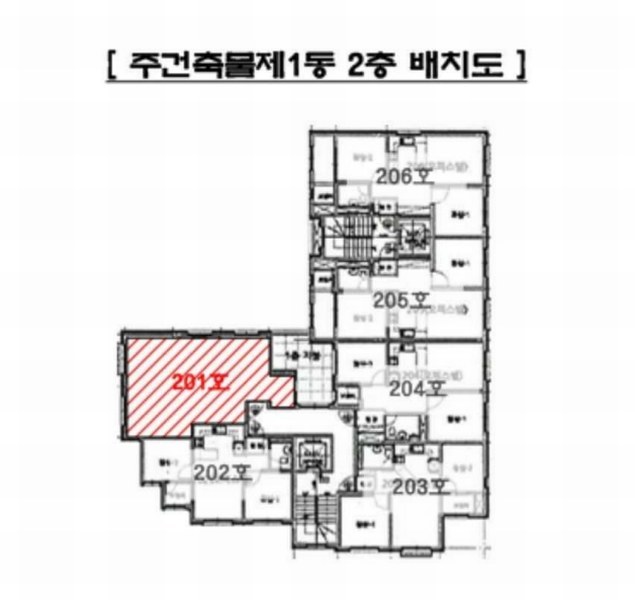 2024타경83681 경기도 구리시 아치울길 25-27경기도 구리시 아치울○○○○, 주건축물 1동 2층 201호주건축물○○ 오피스텔[계약19평형] 경매 이미지