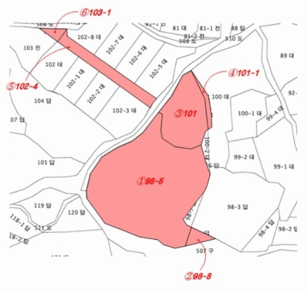 2024타경85083 경기도 가평군 조종면 신하리 98-5 농지 경매 이미지