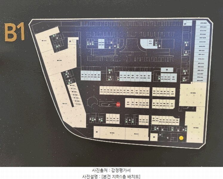 2025타경71844 경기도 남양주시 다산지금로 202, 현대테라타워디아이엠씨 지하1층 알비1-0064호 근린상가 경매 이미지