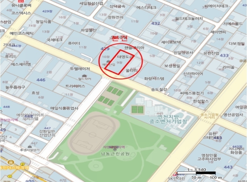 2024타경7422 인천광역시 남동구 은봉로 59, 남동인더스 가동 지층 비01호외1개호 아파트형공장 경매 이미지