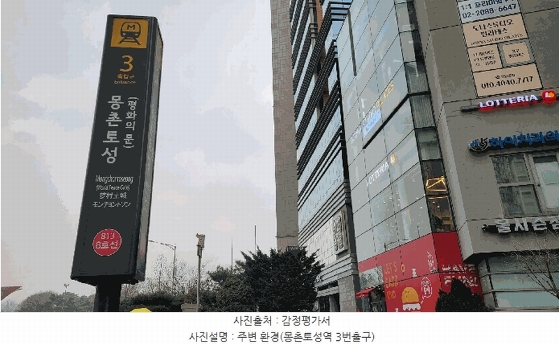 2025타경50992 서울특별시 송파구 방이동 41-8 근린상가 경매 이미지