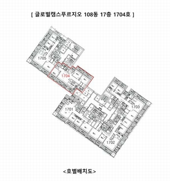 2024타경583094 인천광역시 연수구 송도문화로28번길 28인천광역시 연수구 송도문화로28○○○○, 글로벌캠퍼스푸르지오 108동 17층 1704호글로벌캠○○ 아파트 경매 이미지