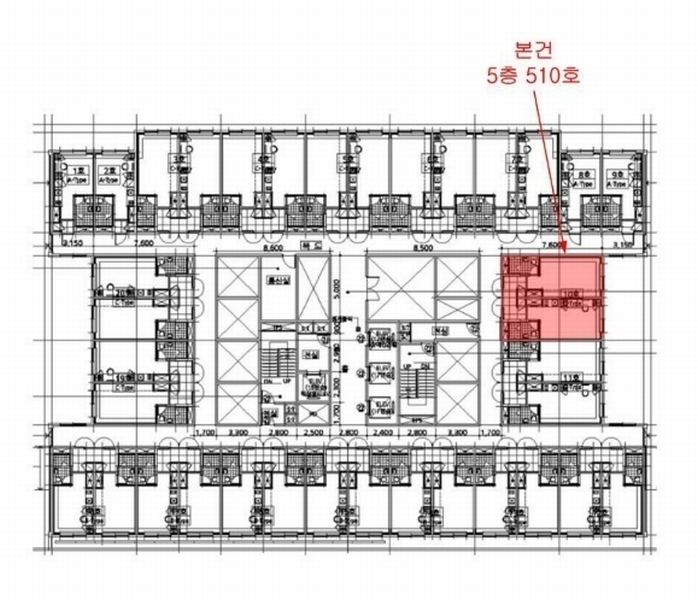 2024타경584257 인천광역시 남동구 논현로26번길 12, 부티크646 5층 510호 오피스텔[계약31평형] 경매 이미지