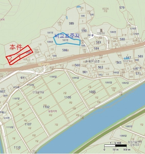 2025타경398 강원특별자치도 횡성군 안흥면 안흥리 600-5 농지 경매 이미지