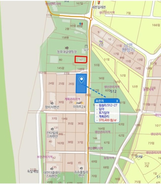 2025타경829 충청남도 태안군 남면 원청리 512-147 숙박시설 경매 이미지