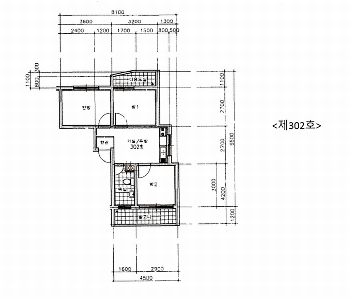 2025타경507894 인천광역시 미추홀구 수봉북로12번길 70-3, 우성아트빌 3층 302호 다세대(빌라)[공급16평형] 경매 이미지