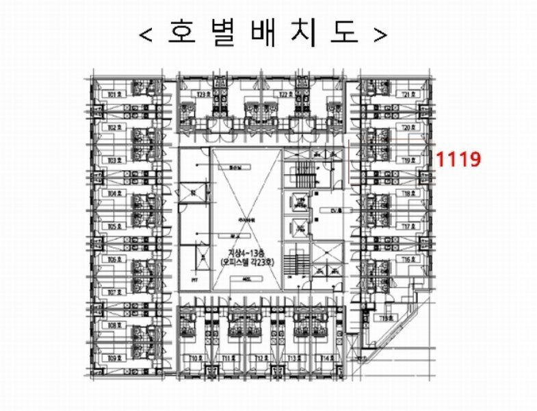 2025타경508138 인천광역시 남동구 정각로 34, 에이스네스트빌 11층 1119호 오피스텔[계약12평형] 경매 이미지