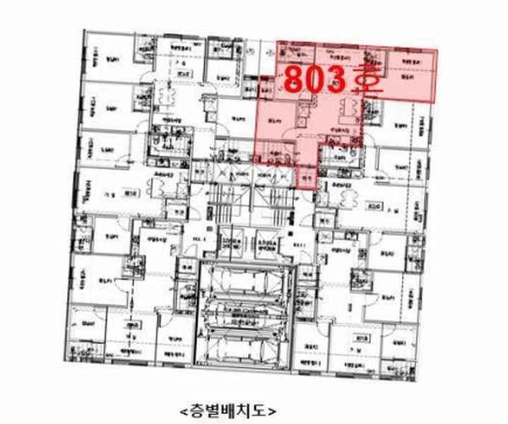 2025타경508463 인천광역시 미추홀구 주안서로 28-2, 창우빌라트2 8층 803호 아파트[공급19평형] 경매 이미지