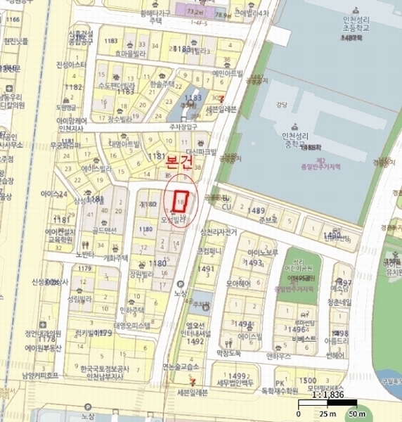 2025타경509637 인천광역시 남동구 성리로 17-3, 오성빌라 3층 301호 다세대(빌라)[공급12평형] 경매 이미지