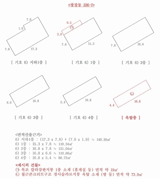 2023타경60336 서울특별시 광진구 광장동 336-7 근린주택 경매 이미지