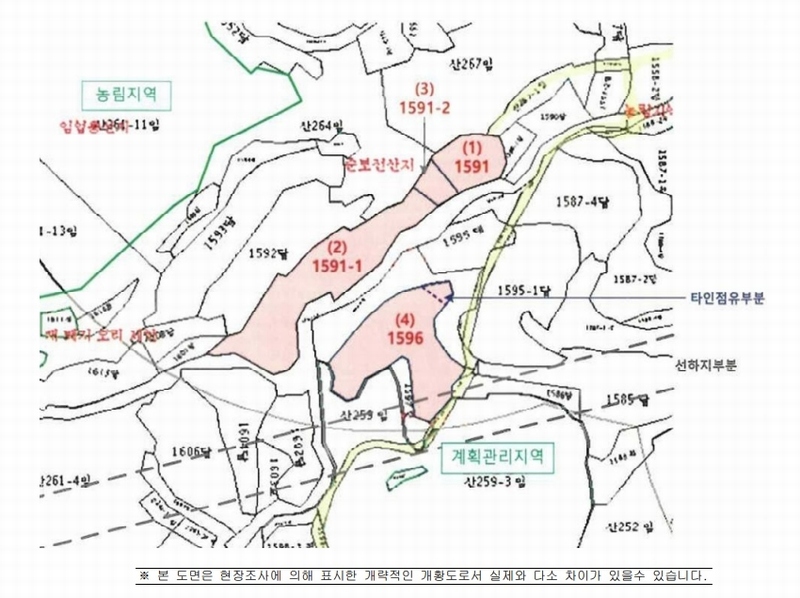 2024타경5532 경상남도 고성군 하이면 월흥리 1596 농지 경매 이미지