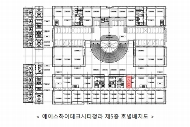 2024타경546026 인천광역시 서구 파랑로 495, 에이스하이테크시티청라 5층 1-506호 아파트형공장 경매 이미지