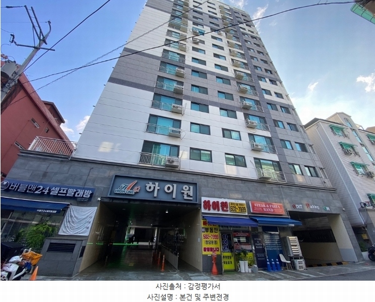 2024타경567559 인천광역시 부평구 부흥로366번길 10-5, 하이원 7층 703호 오피스텔[계약27평형] 경매 이미지