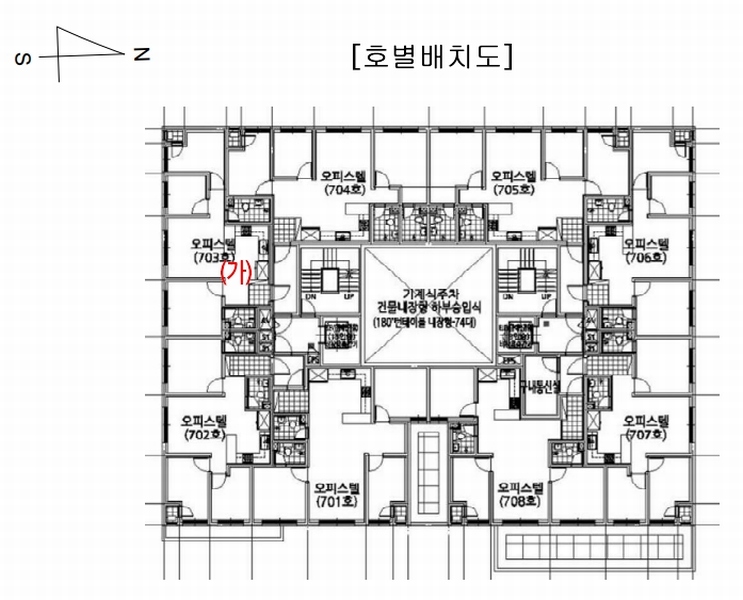 2024타경567559 인천광역시 부평구 부흥로366번길 10-5, 하이원 7층 703호 오피스텔[계약27평형] 경매 이미지