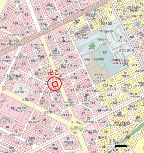 2024타경568347 인천광역시 미추홀구 미추로 17, 에코플러스 3층 304호 오피스텔 경매 이미지