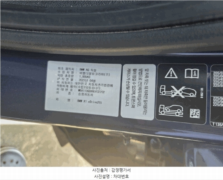 2025타경509258 인천광역시 중구 운북동 572-26, 오토마트 인천보관소 BMW X1 xDrive20i 경매 이미지