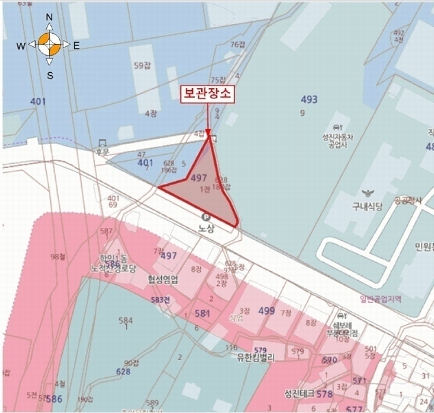 2025타경511735 인천광역시 미추홀구 학익동 497-1, 석암주차장 경인1.3톤카고트럭 경매 이미지