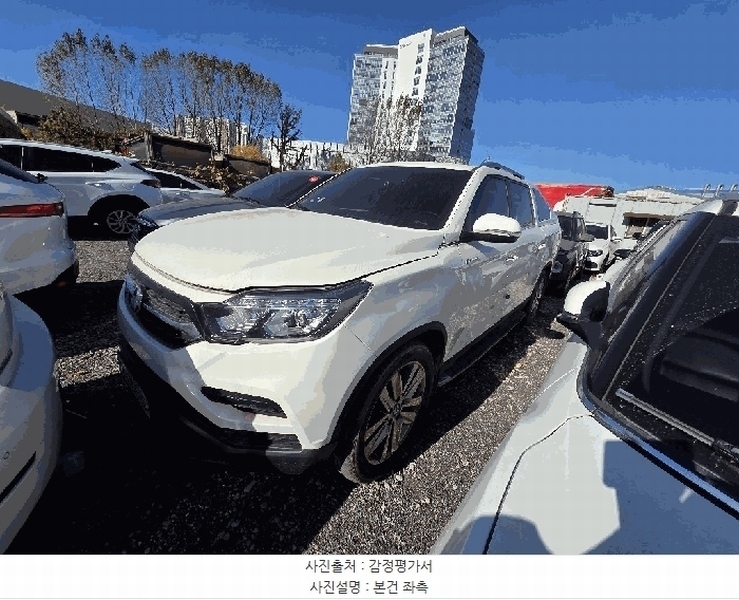 2025타경512809 인천광역시 미추홀구 학익동 493-9, 석암주차장 렉스턴스포츠 경매 이미지