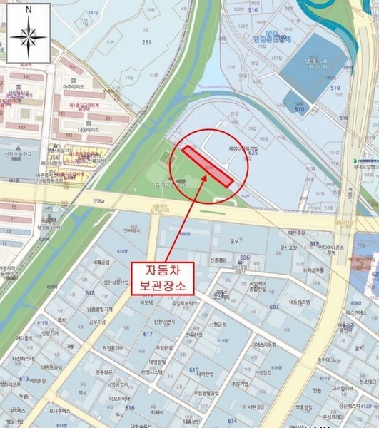 2025타경512955 인천광역시 남동구 남촌동 625-58, 대명자동차 보관소 한중11.5톤카고 경매 이미지