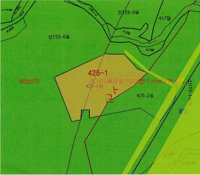 2025타경107 울산광역시 울주군 온양읍 운화리 425-1 과수원 경매 이미지