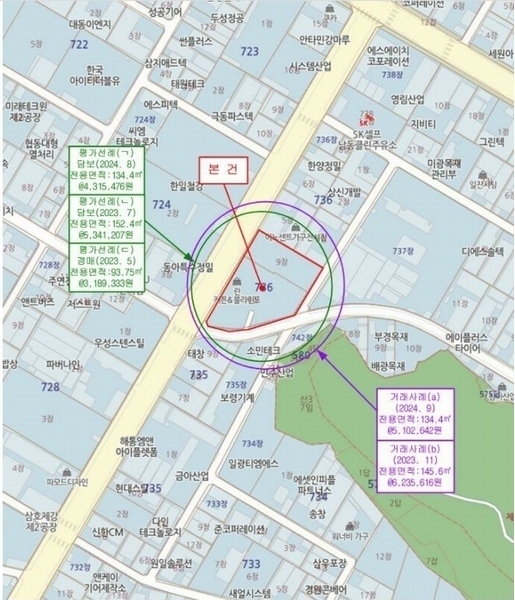 2024타경15737 인천광역시 남동구 호구포로 50, 엘아이지식산업센터 1층 124호 아파트형공장 경매 이미지