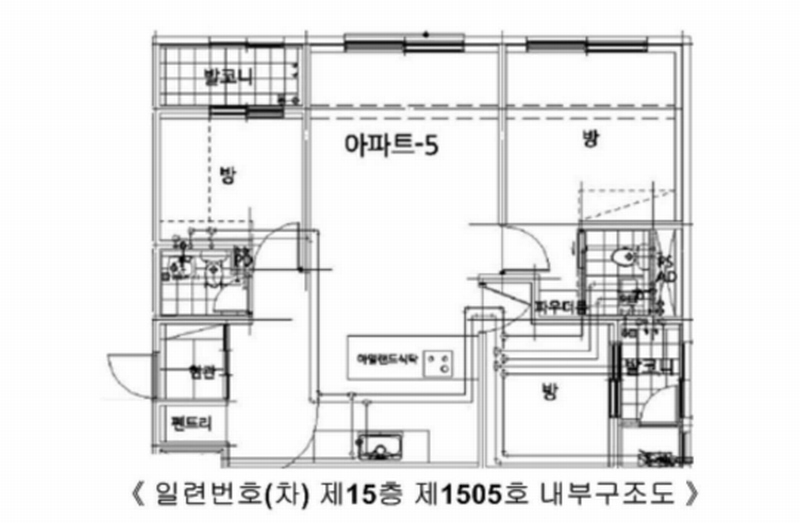 2024타경511150 인천광역시 미추홀구 경인로 165인천광역시 미추홀구 경○○○○, 더프레스티움 15층 1505호더프레스○○ 아파트 경매 이미지