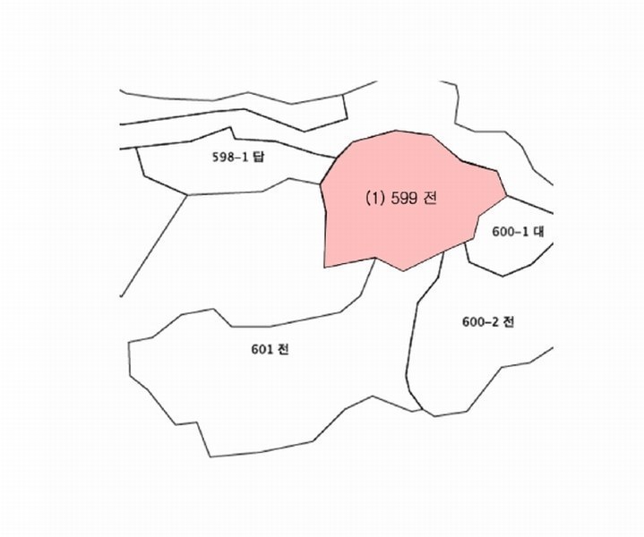 2025타경534 강원특별자치도 원주시 호저면 고산리 599 농지 경매 이미지