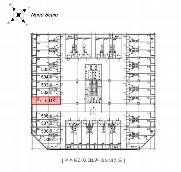 2025타경507408 인천광역시 연수구 먼우금로 190, 연수프라자 5층 501호 다세대(빌라)[공급15평형] 경매 이미지