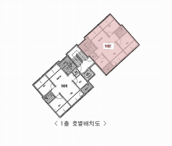2025타경507537 인천광역시 중구 백운로414번길 83-42, 더원빌리지 101동 1층 102호 다세대(빌라)[공급19평형] 경매 이미지
