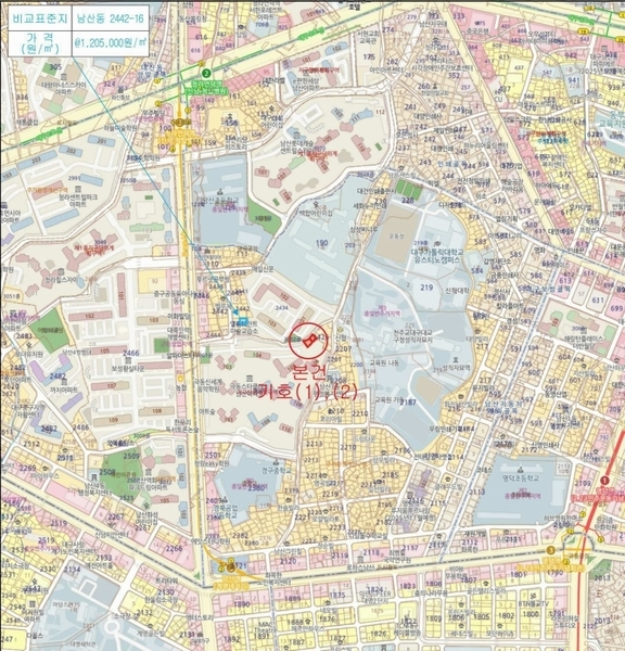 2025타경925 대구광역시 중구 남산동 2426-11 다가구(원룸등) 경매 이미지