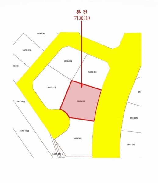 2025타경504876 인천광역시 중구 운남동 1609-4 대지 경매 이미지