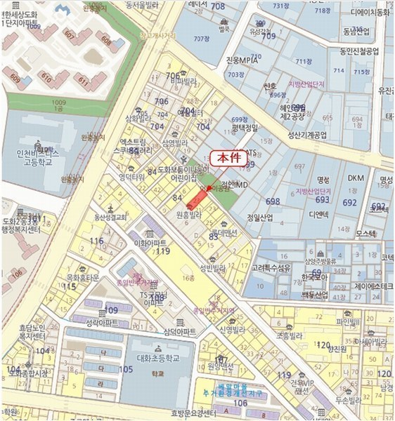 2025타경508714 인천광역시 미추홀구 장고개로50번길 34, 원흥빌라 5동 1층 101호 다세대(빌라) 경매 이미지