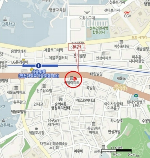 2024타경9749 인천광역시 미추홀구 경인로 158, 스카이스테이트 15층 1505호 오피스텔[계약30평형] 경매 이미지