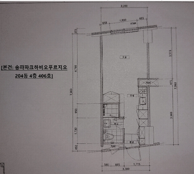 2025타경51005 서울특별시 송파구 송파대로 111, 파크하비오송파파크하비오푸르지오 204동 4층 406호 오피스텔[계약14평형] 경매 이미지