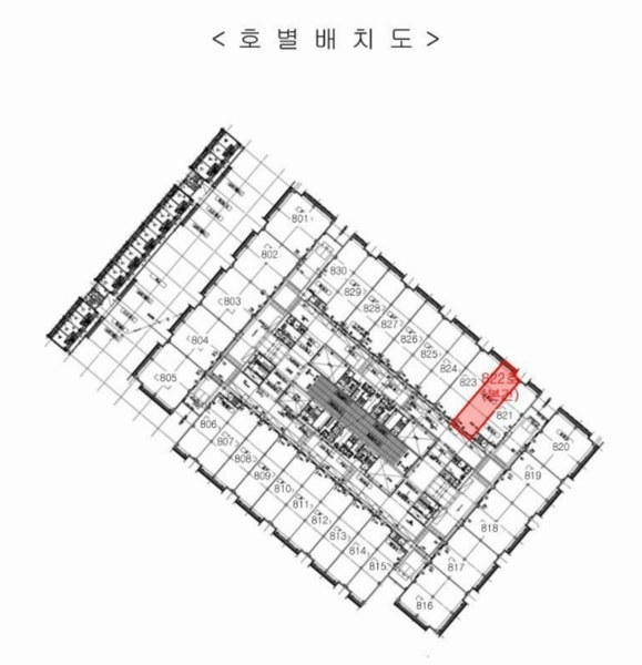 2024타경550100 인천광역시 서구 가람로 14, 인천표면처리센터 공장동 8층 822호 아파트형공장 경매 이미지