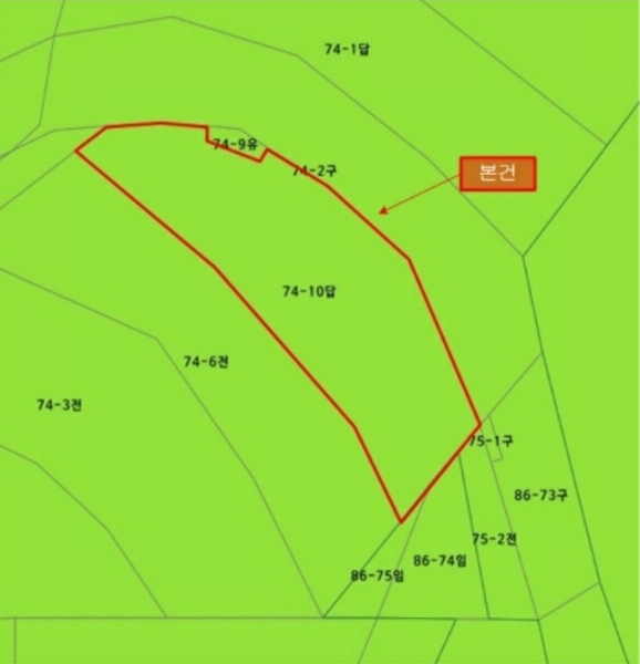 2024타경551097 인천광역시 서구 시천동 74-10 농지 경매 이미지